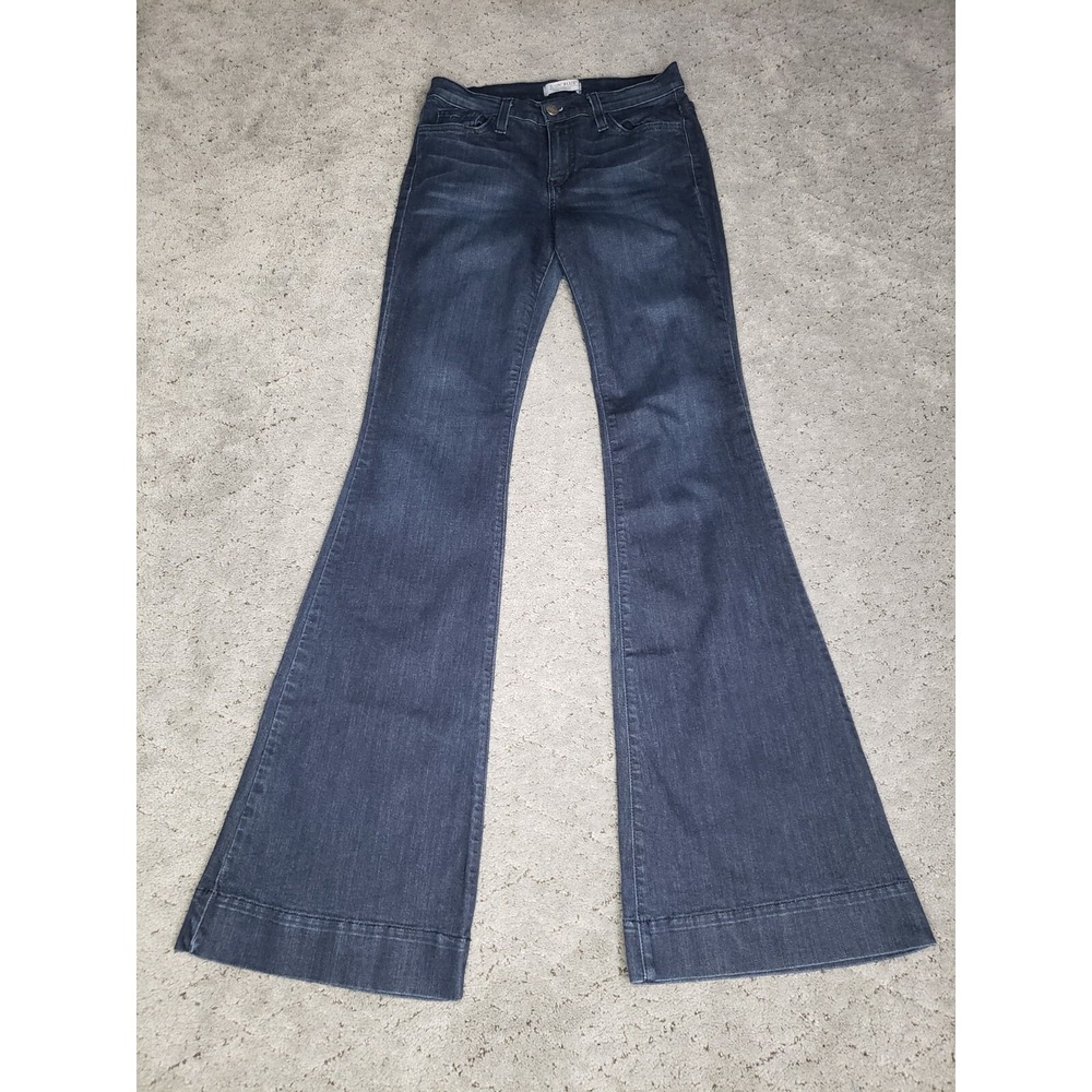 Judy Blue Jeans Womens Size 9/29 Blue Bell Bottom Dark Wash Festival Hippie Boho
